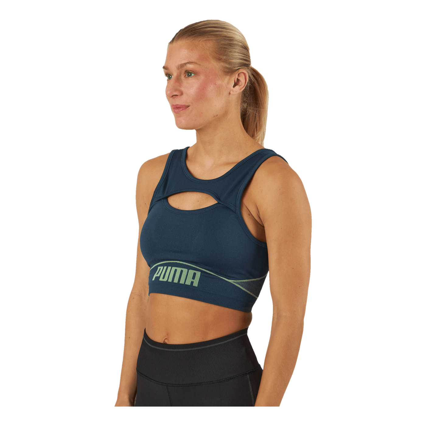 Formknit Seamless Fashion Bra Dark Night-fizzy Lime