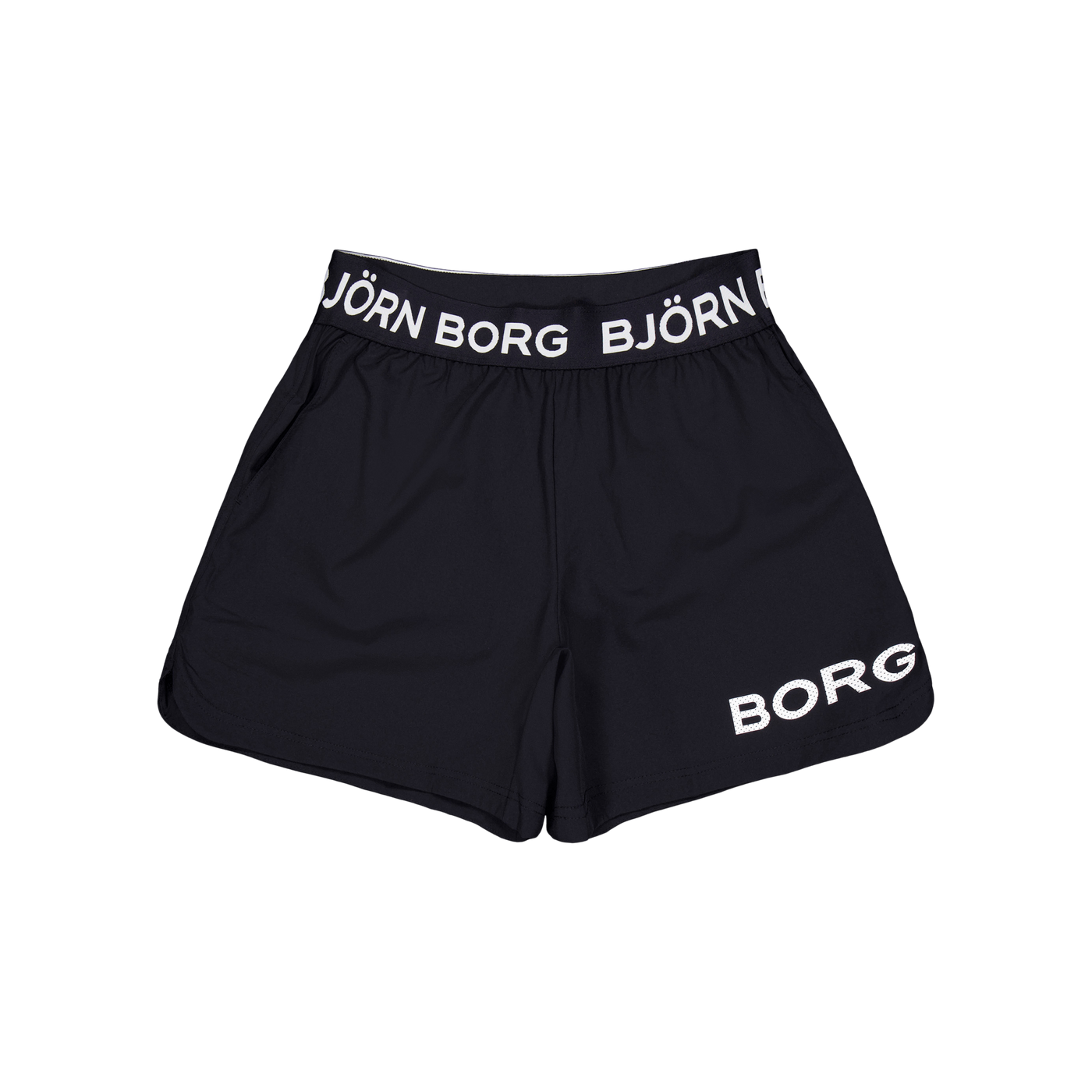 Borg Short Shorts Black Beauty