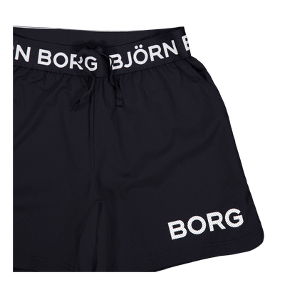 Borg Short Shorts Black Beauty