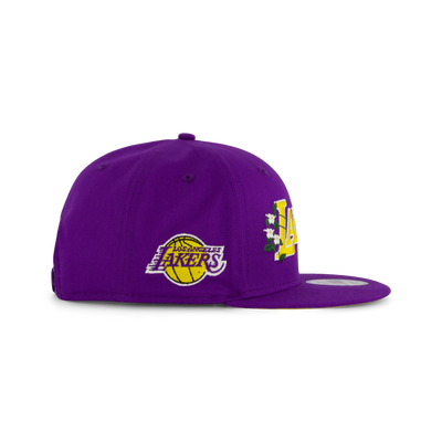 Flower Wordmark 9fifty Lakers Trpyel