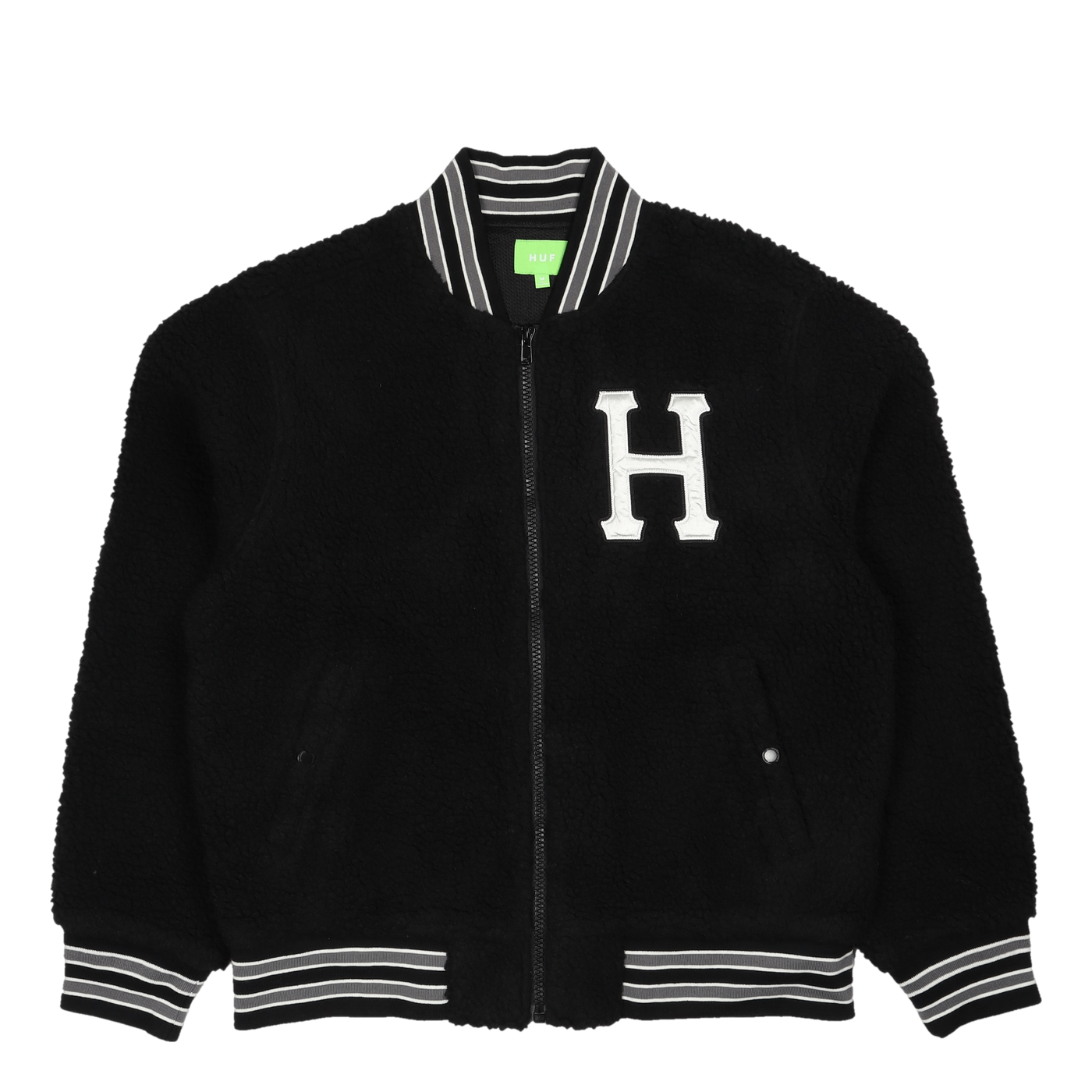 Sherpa Varsity Jacket Black