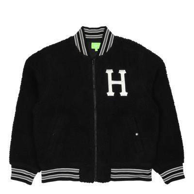 Sherpa Varsity Jacket Black