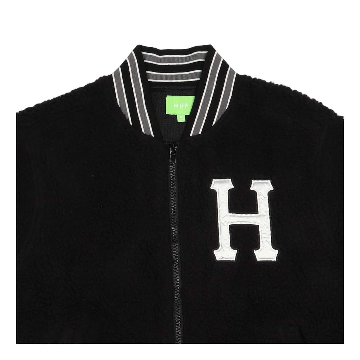 Sherpa Varsity Jacket Black