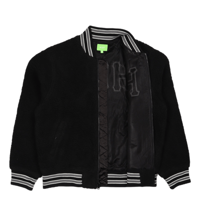 Sherpa Varsity Jacket Black