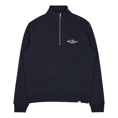 Les Deux Cedric Half-zip Sweatshirt Dark