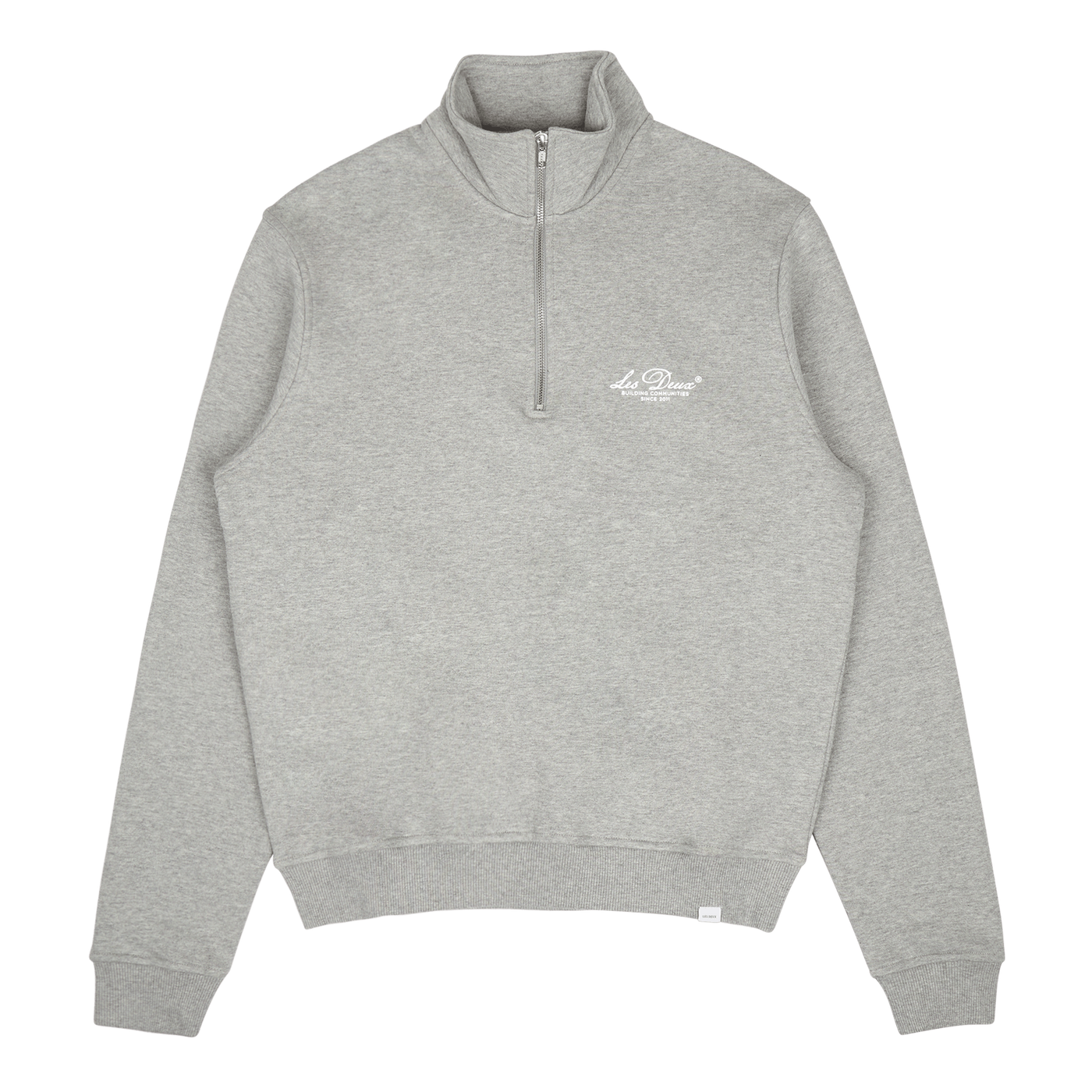 Les Deux Cedric Half-zip Sweatshirt  Mélange