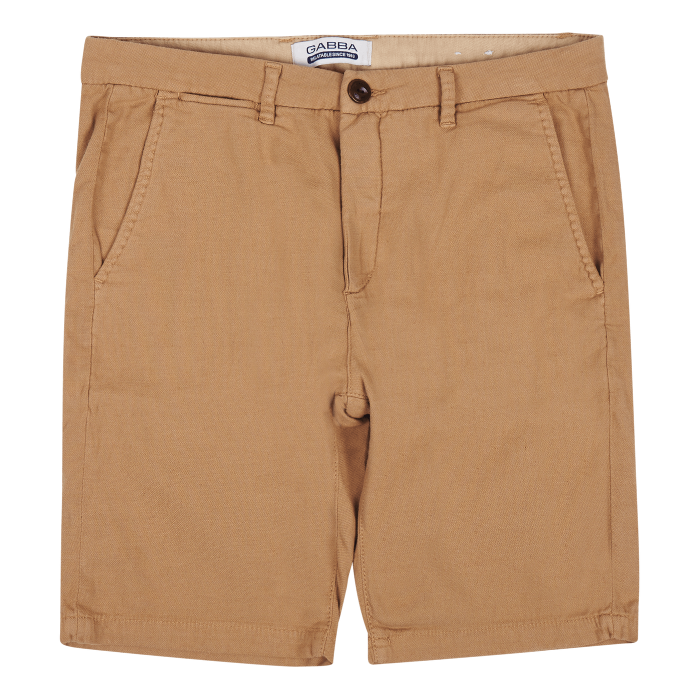 GABBA Jason Broke Linen Chino Short 0191 Humus