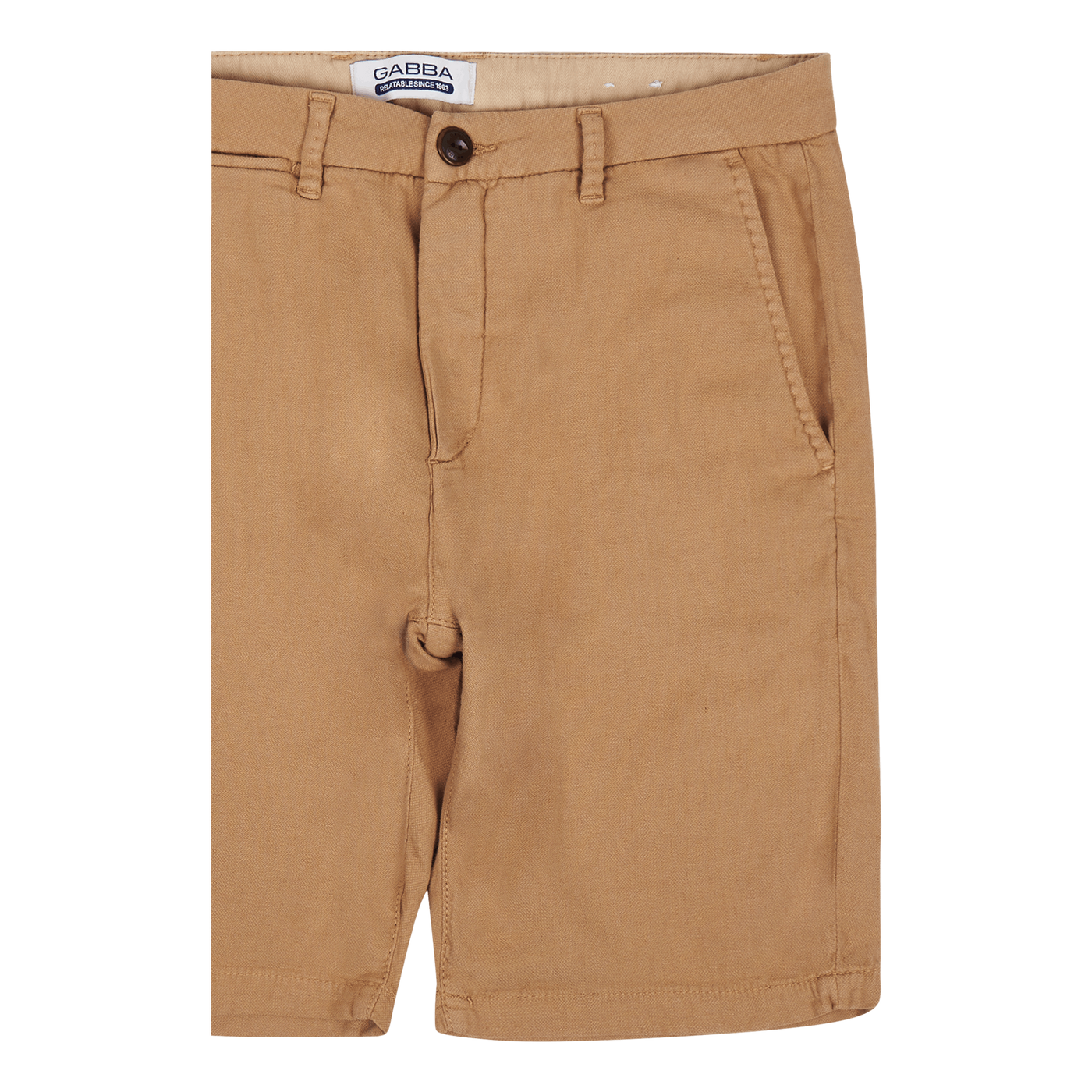 GABBA Jason Broke Linen Chino Short 0191 Humus