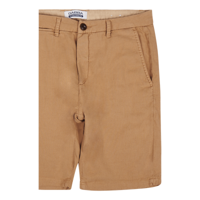 GABBA Jason Broke Linen Chino Short 0191 Humus