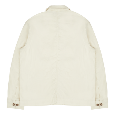 J.Lindeberg Errol Linen Workwear Overshirt E026 Turtledove