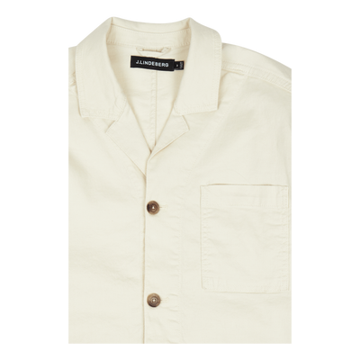 J.Lindeberg Errol Linen Workwear Overshirt E026 Turtledove