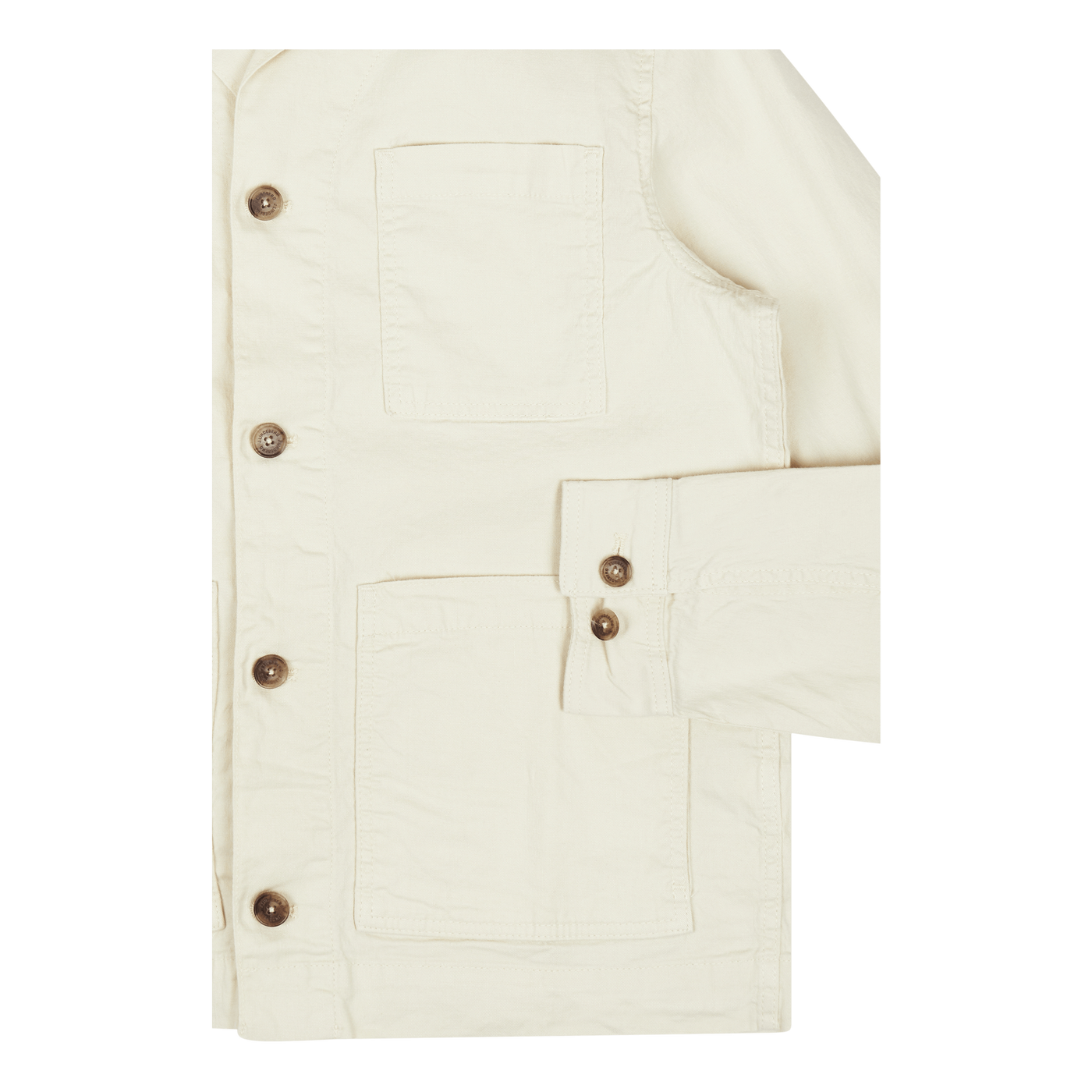 J.Lindeberg Errol Linen Workwear Overshirt E026 Turtledove