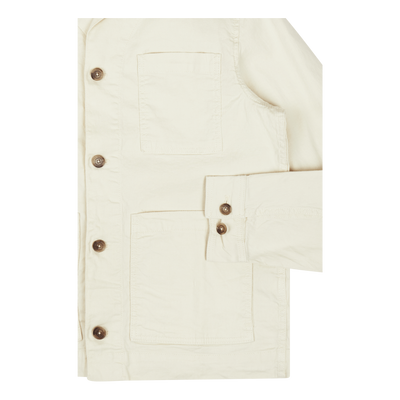 J.Lindeberg Errol Linen Workwear Overshirt E026 Turtledove