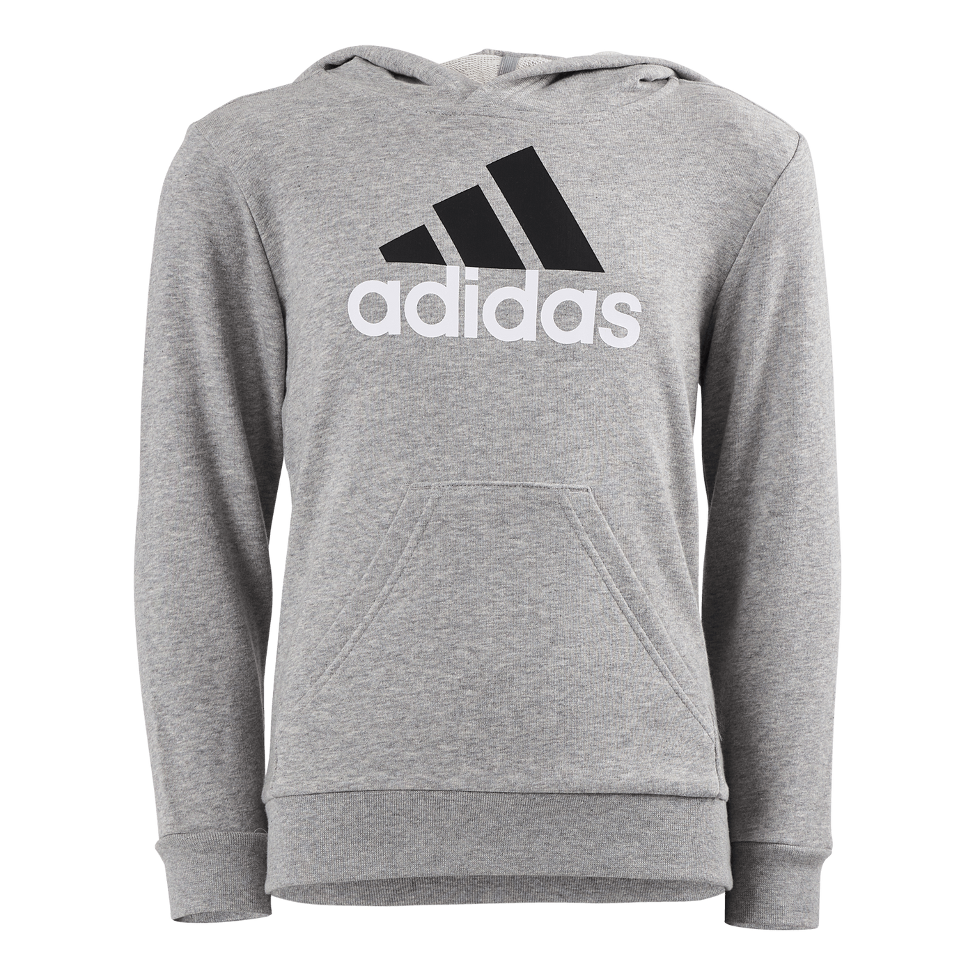 Essentials Two-Colored Big Logo Cotton Hoodie Medium Grey Heather