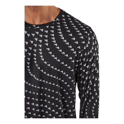 Brand Love Graphic Long Sleeve Long-sleeve Top Black