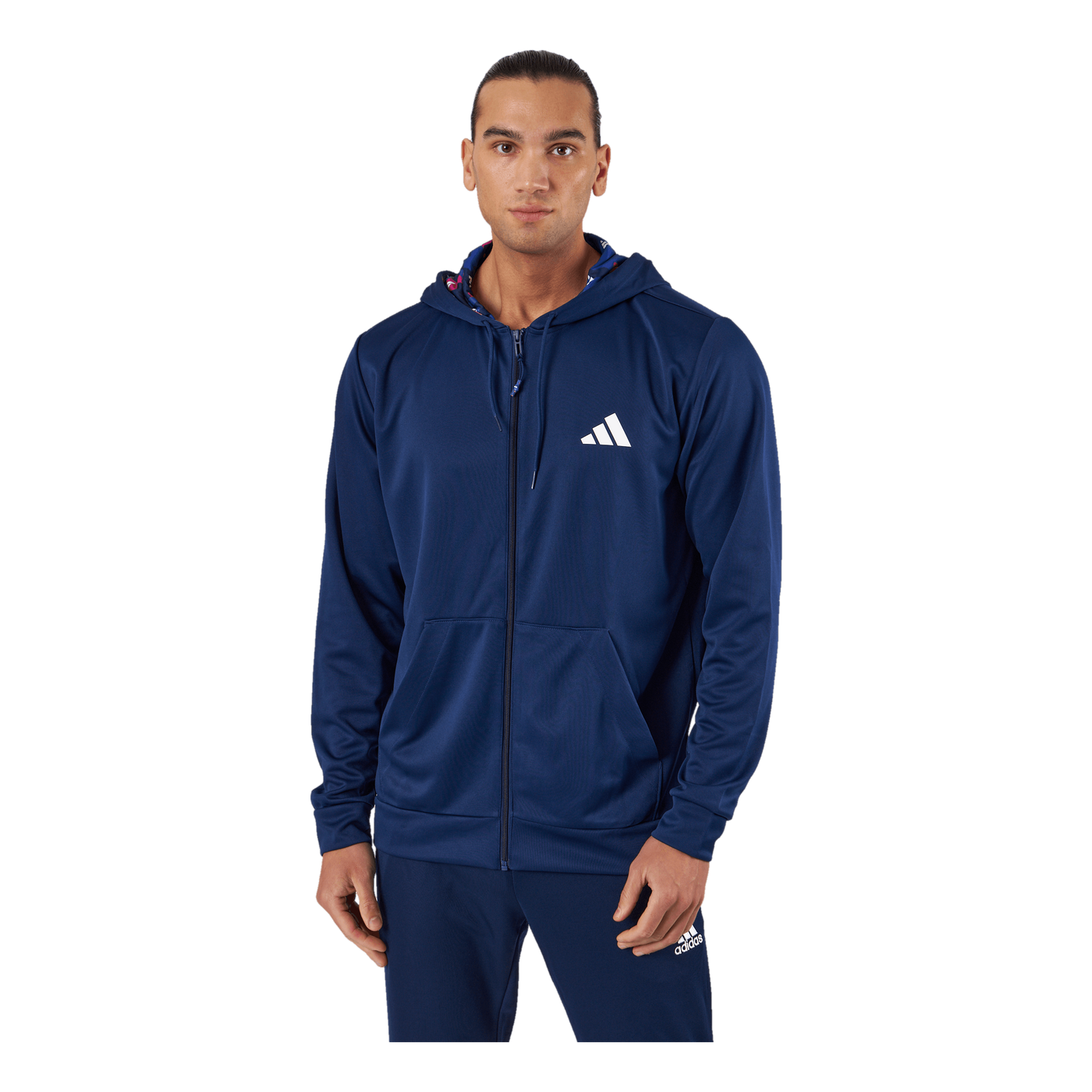 Train Essentials Seasonal Training Full-Zip Jacket Dark Blue