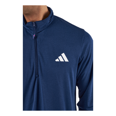 Train Essentials Seasonal Training 1/4-Zip Long Sleeve Sweatshirt Dark Blue