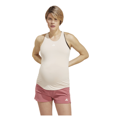 AEROREADY Train Essentials Slim-Fit Tank Top (Maternity) Wonqua/White