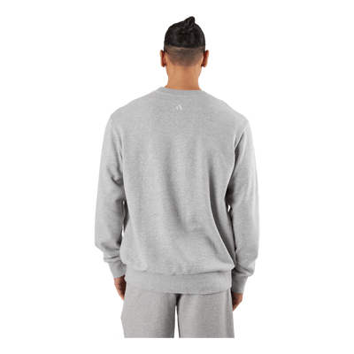 Essentials French Terry Big Logo Sweatshirt Medium Grey Heather