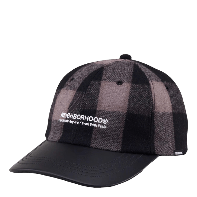 Buffalo Check Dad Cap . Wn Gray