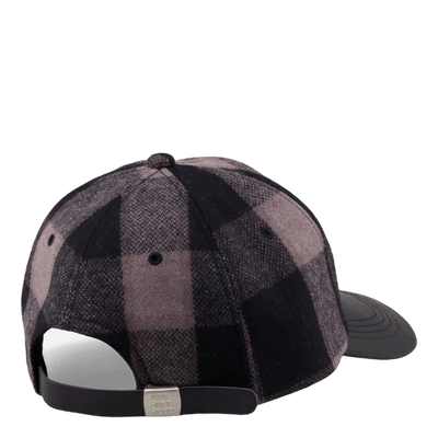 Buffalo Check Dad Cap . Wn Gray