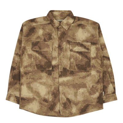 Shirt Jacket-abstract Camo Abstract Camo