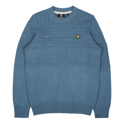 Lyle & Scott Guernsey Crew Neck W825 Skipton