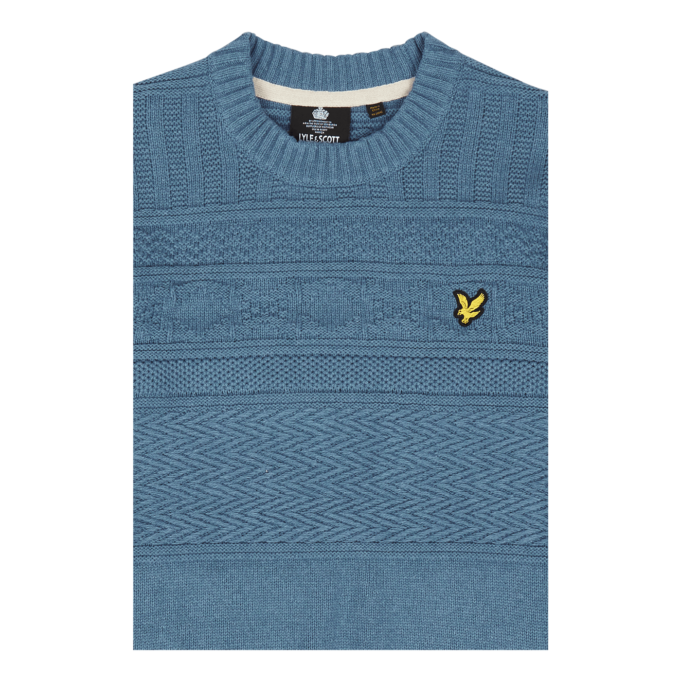 Lyle & Scott Guernsey Crew Neck W825 Skipton