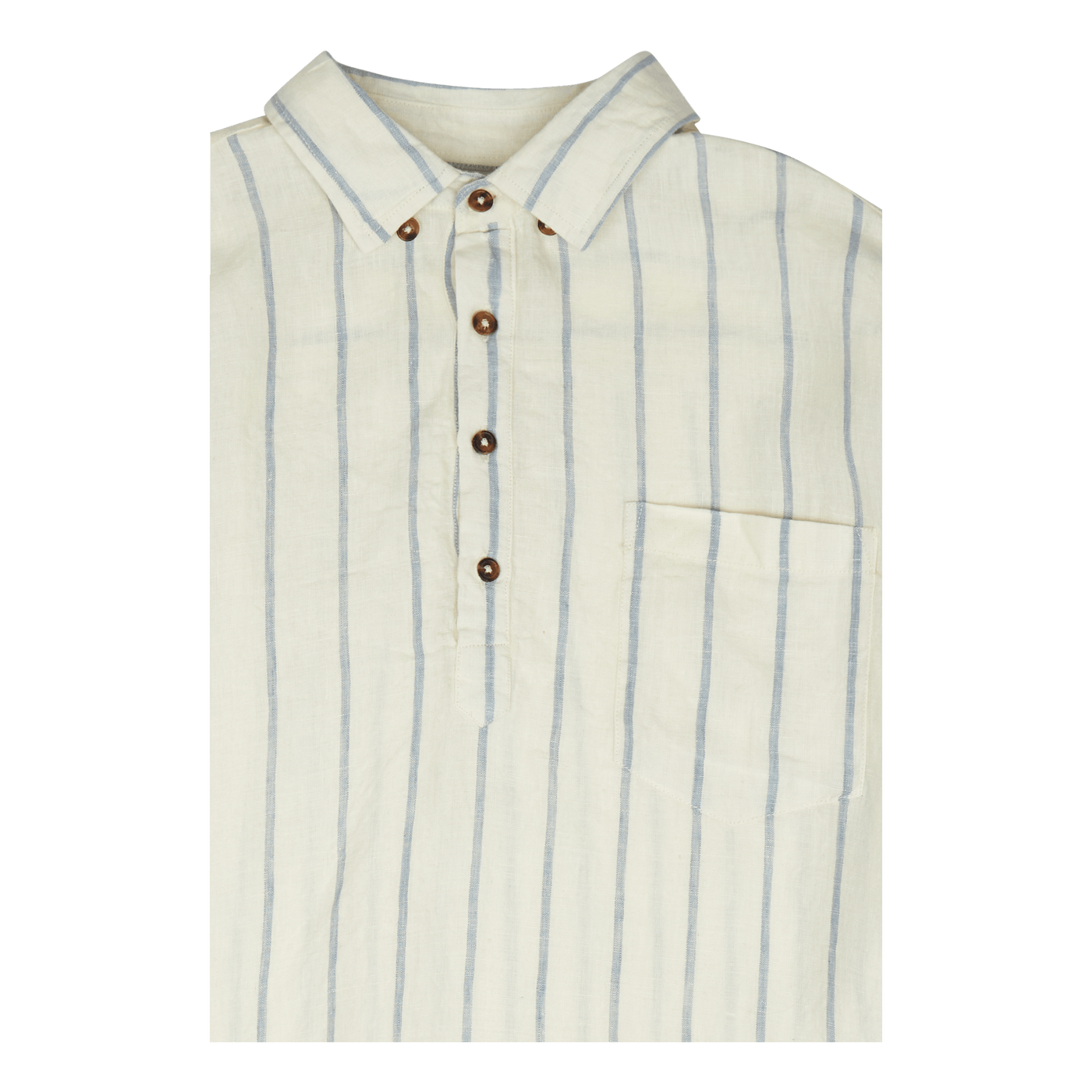 Linen Popovershirt Stripe