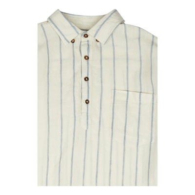 Linen Popovershirt Stripe