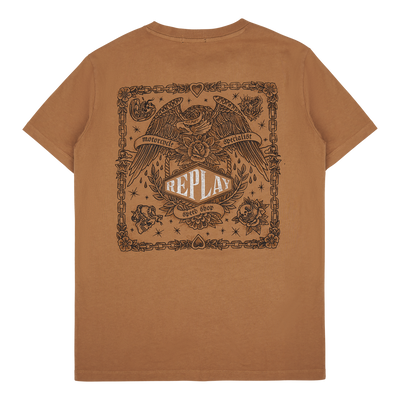 Replay No Thema Tee 227 Tobacco