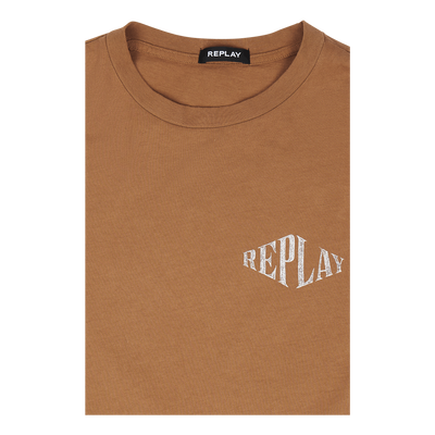 Replay No Thema Tee 227 Tobacco