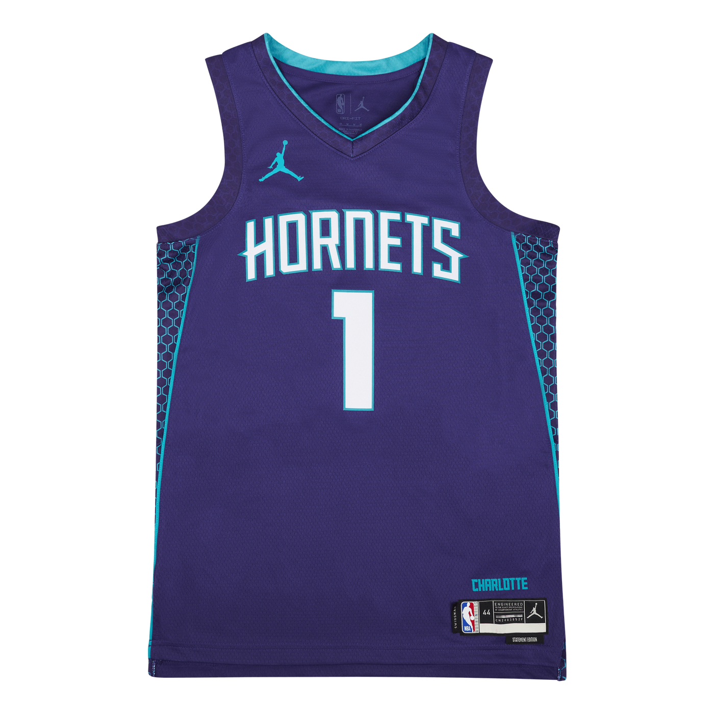 Hornets  Mnk Dri-FIT Swgmn Jersey  Stm 22