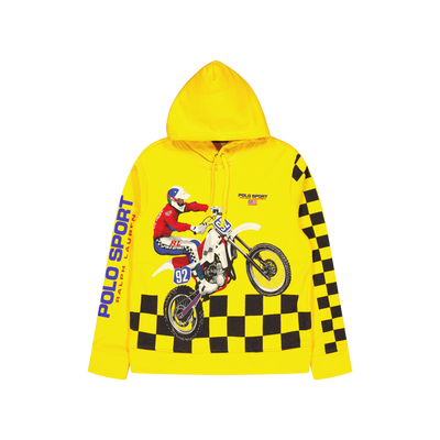 Polo Sport Motocross-Print Hoodie Engineered Victory Lap