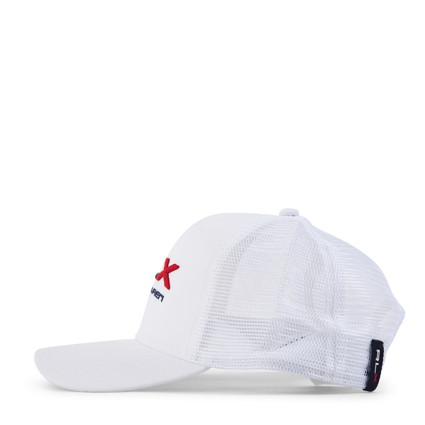 High-Crown Trucker Cap White