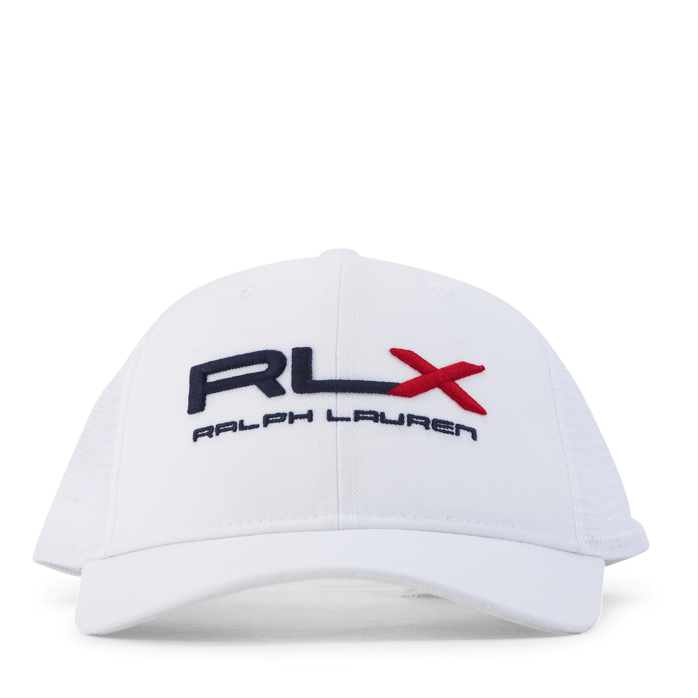 High-Crown Trucker Cap White