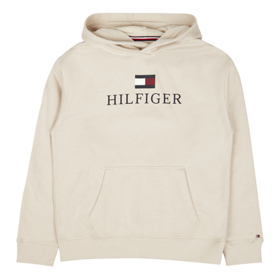 Th Logo Hoodie Beige