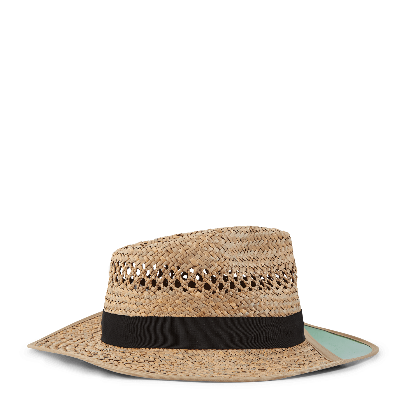 Hunter Straw Fedora Tan