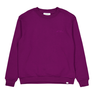 Les Deux Crew Sweatshirt Dark Purple