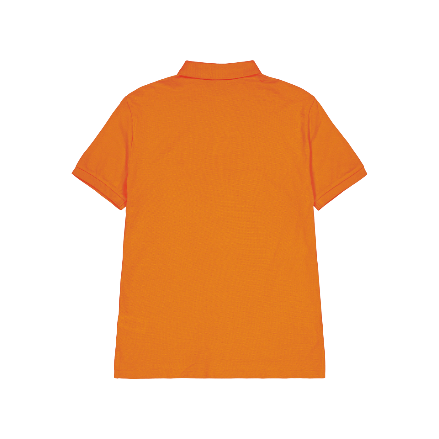 Custom Slim Fit Mesh Polo Shirt Sailing Orange