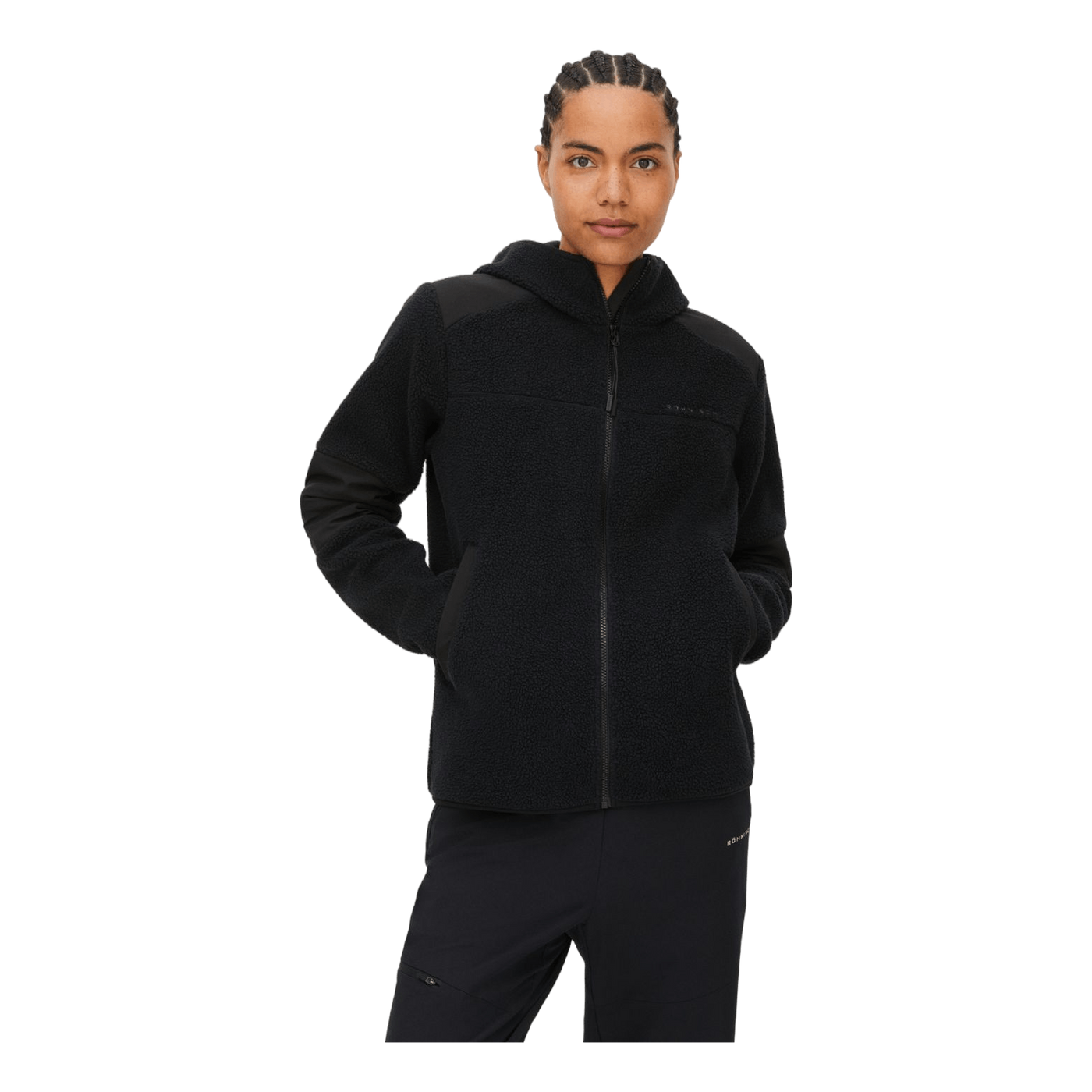 Wazzi Pile Hoodie Black