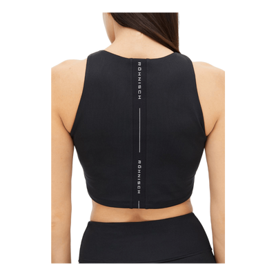 Kay Premium Cropped Top Black