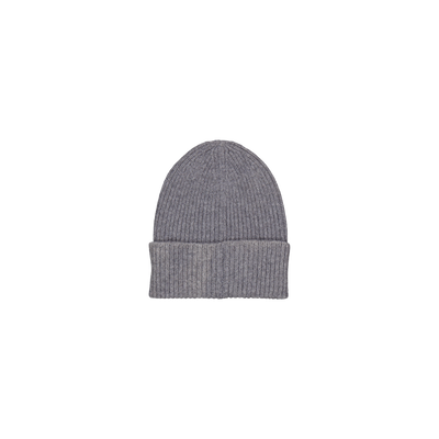 Merino Lambswool Rib N Logo Be Grey Melange