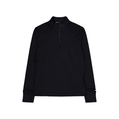 Qualifier Run 1/4 Zip Black