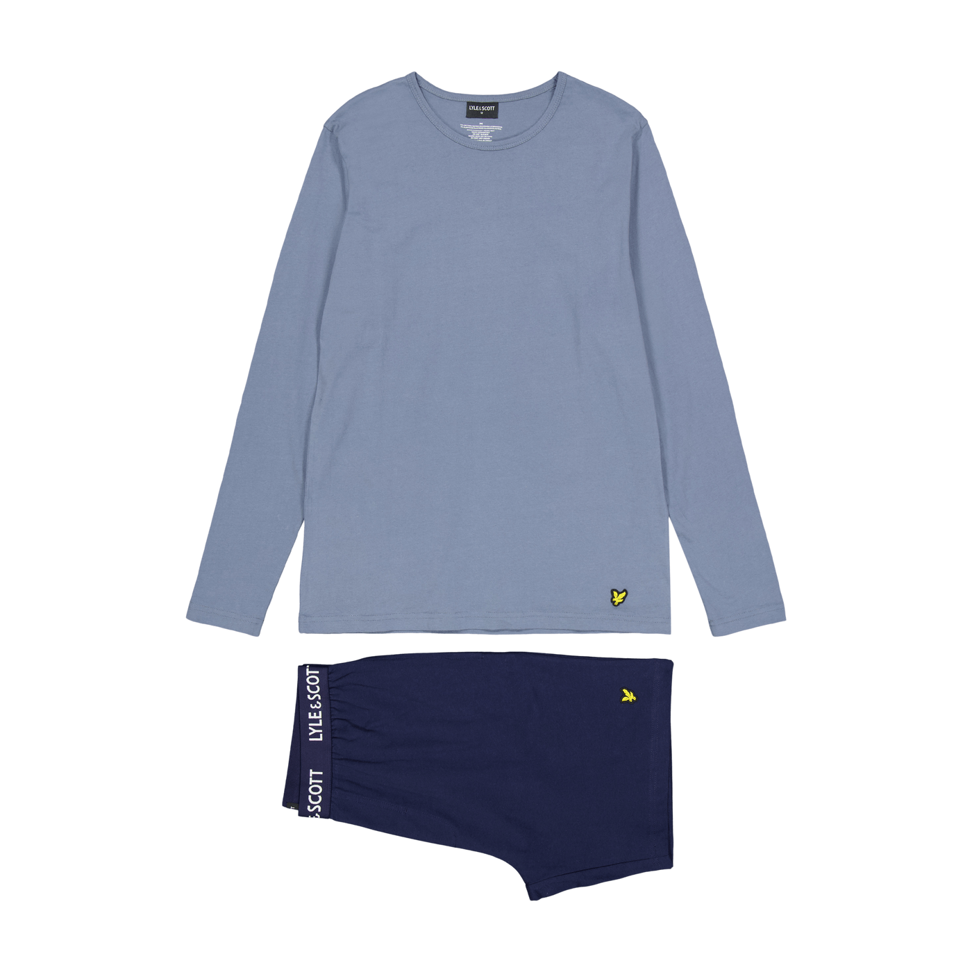 Lyle & Scott S/j Long Sleeve Tee And Lounge 9257