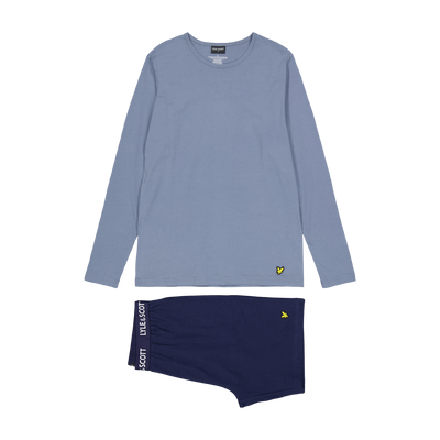 Lyle & Scott S/j Long Sleeve Tee And Lounge 9257