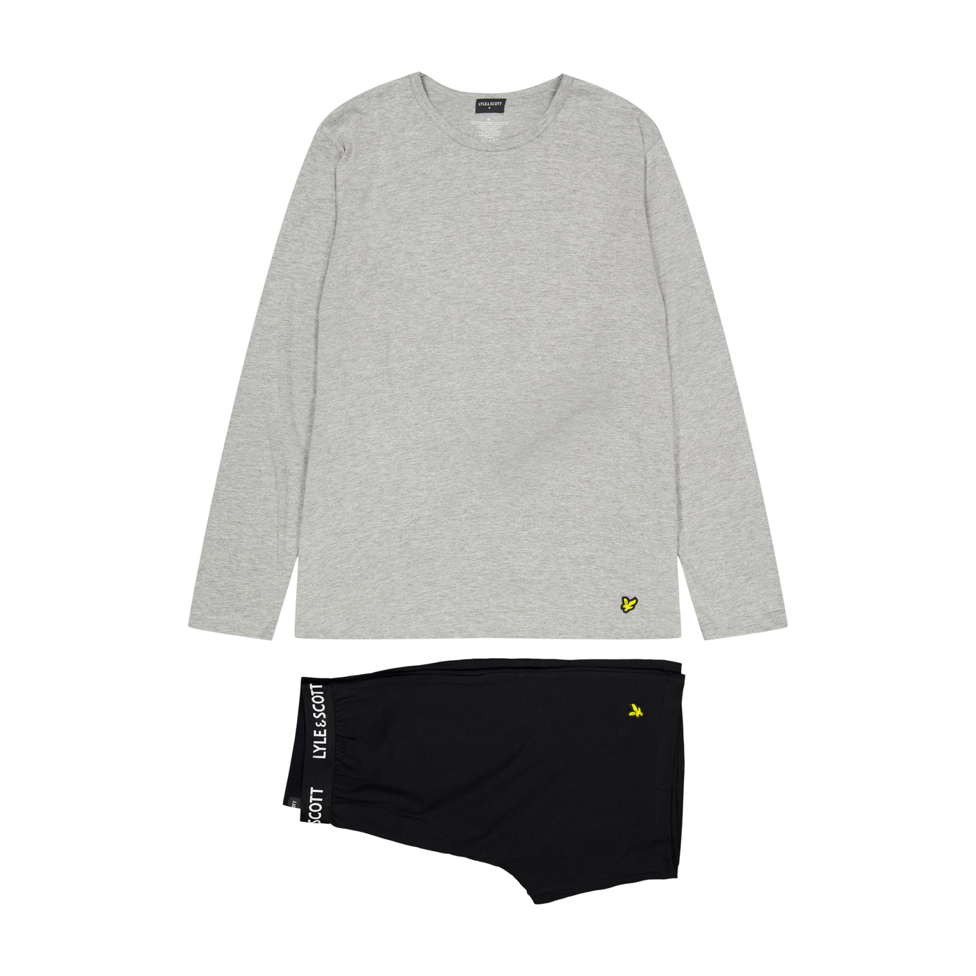 Lyle & Scott S/j Long Sleeve Tee And Lounge 9458