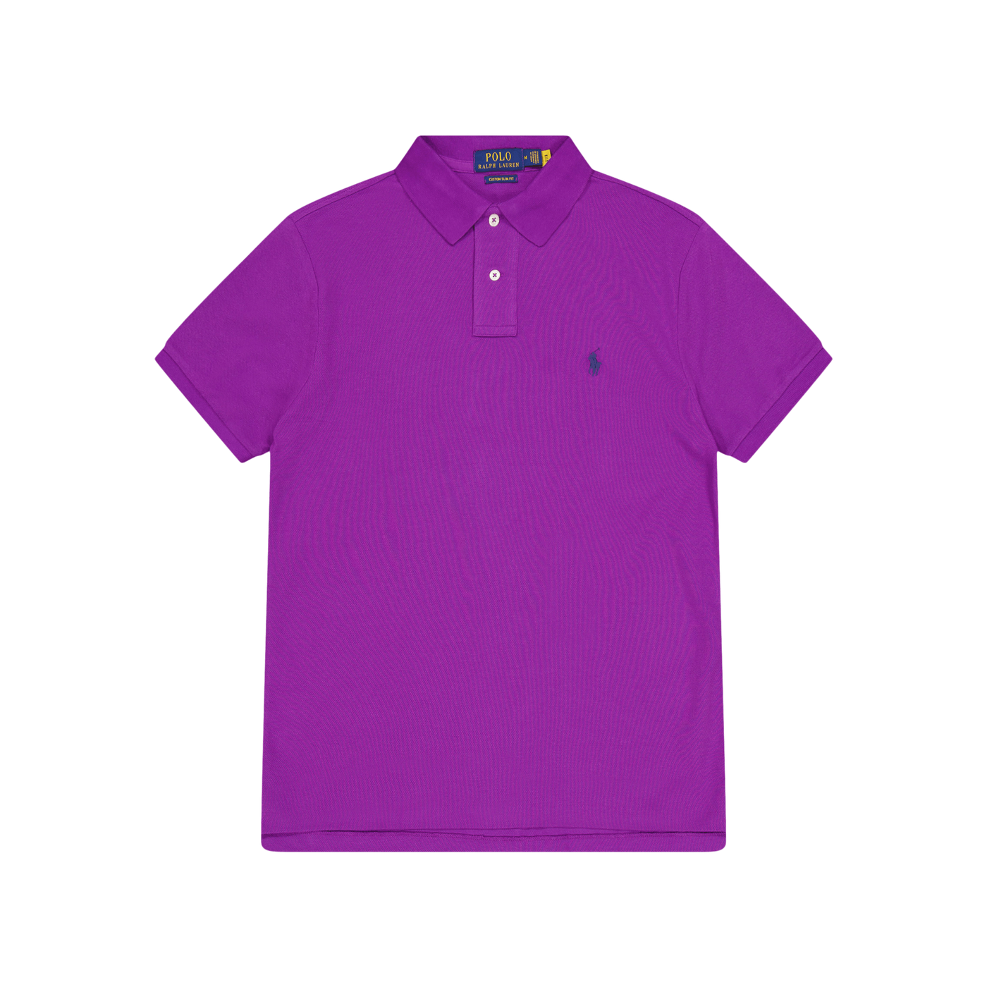 Custom Slim Fit Mesh Polo Shirt Paloma Purple