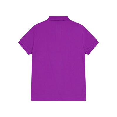 Custom Slim Fit Mesh Polo Shirt Paloma Purple