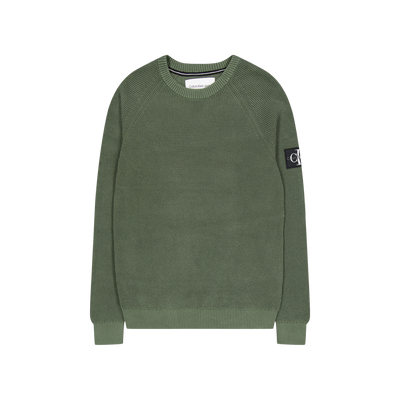 Badge Easy Sweater Llp - Thyme